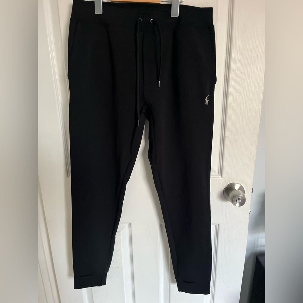 Polo Ralph Lauren Men's Black Jogger Pants Logo S